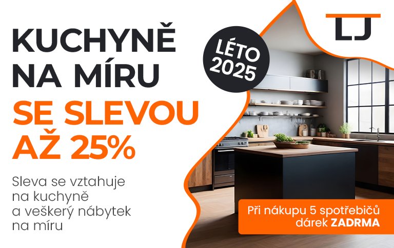 Letní slevy na kuchyně a nábytek + dárek ZDARMA