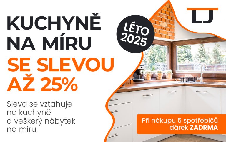 Letní slevy na kuchyně a nábytek + dárek ZDARMA