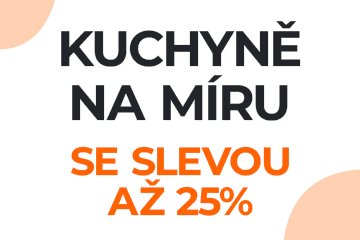Letní slevy na kuchyně a nábytek + dárek ZDARMA