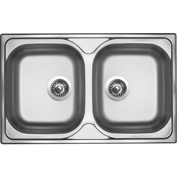 Sinks CLASSIC 800 DUO V 0,6mm matný - STSCLM80050026V