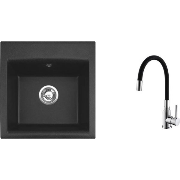 SET ALVEUS GEM 10/91 + baterie Mintas black CHR