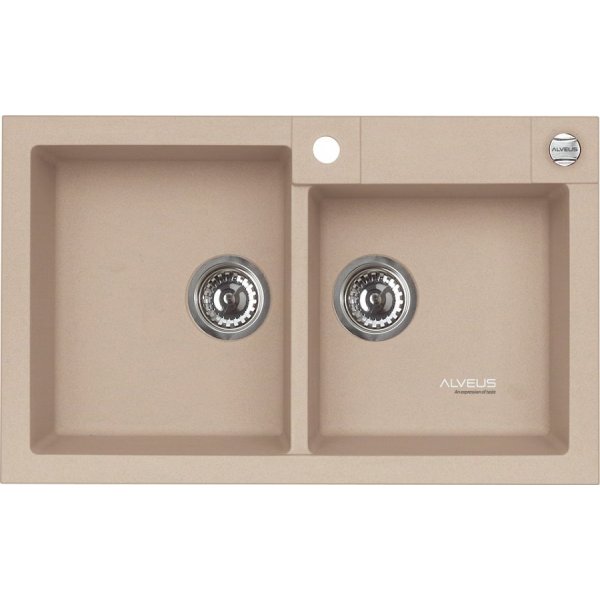 ROCK 90 G- 55 béžová (780x480mm)+ pop- up sifon KPL