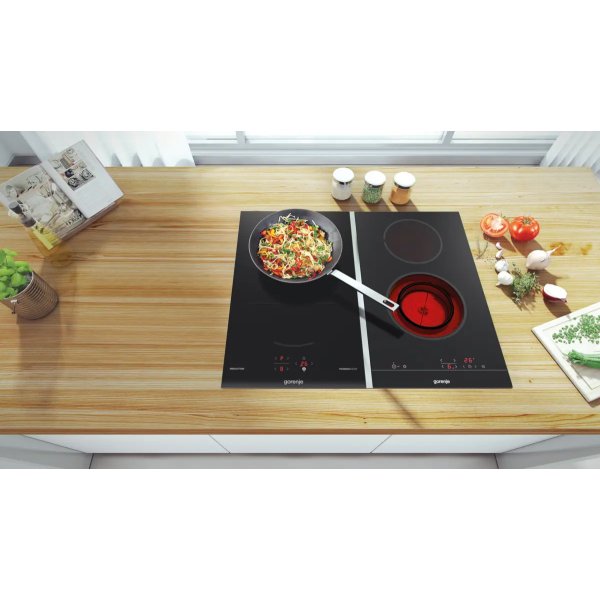 Gorenje Sklokeramická varná deska ECT322BCSC, 30 cm, 2 zóny, dotykové ovládání
