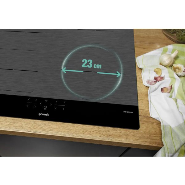 Gorenje Indukční varná deska GI6421SYB s BridgeZone a PowerBoost, černá