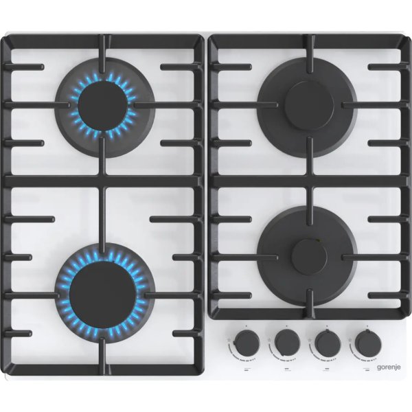 Gorenje GT642AXW plynová varná deska na tvrzeném skle