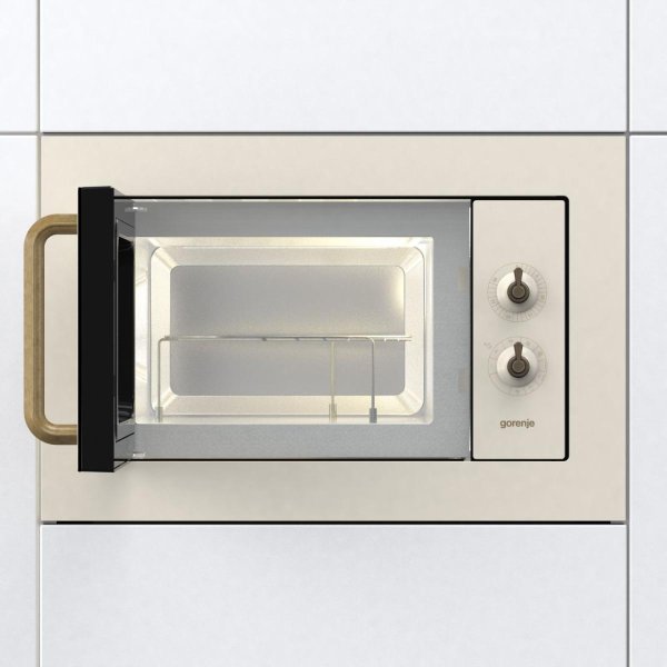 Gorenje BM235CLI Vestavná mikrovlnná trouba s grilem, béžová
