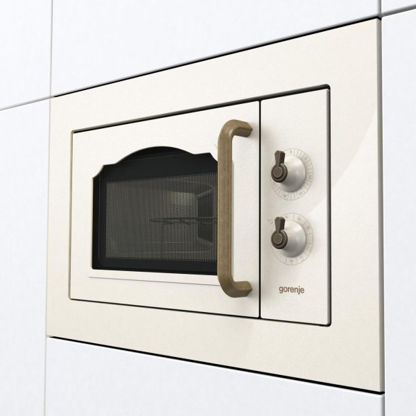 Gorenje BM235CLI Vestavná mikrovlnná trouba s grilem, béžová