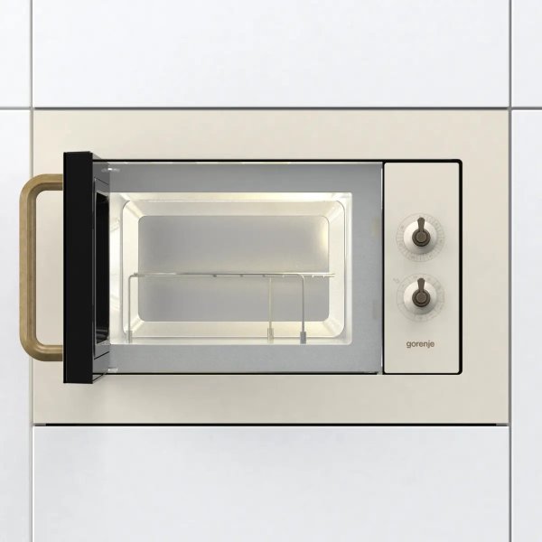 Gorenje BM235CLI Vestavná mikrovlnná trouba s grilem, béžová