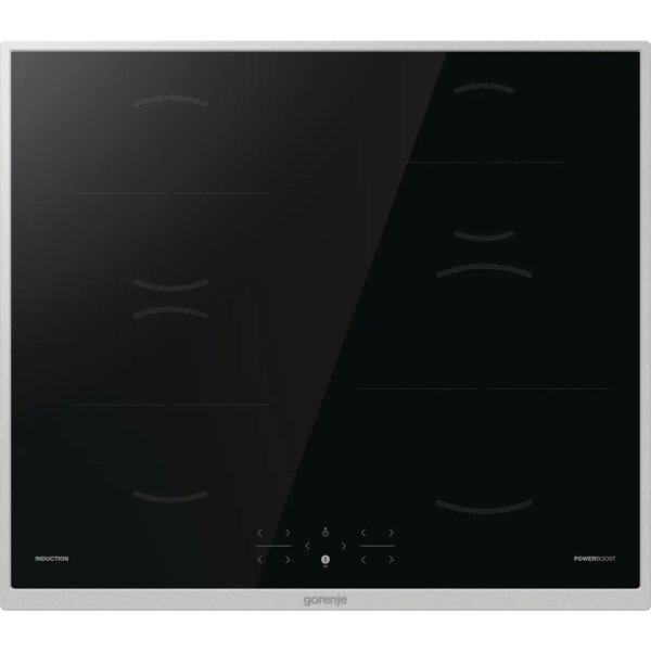 Gorenje GI6401BX Indukční varná deska s nerezovým rámečkem, černá