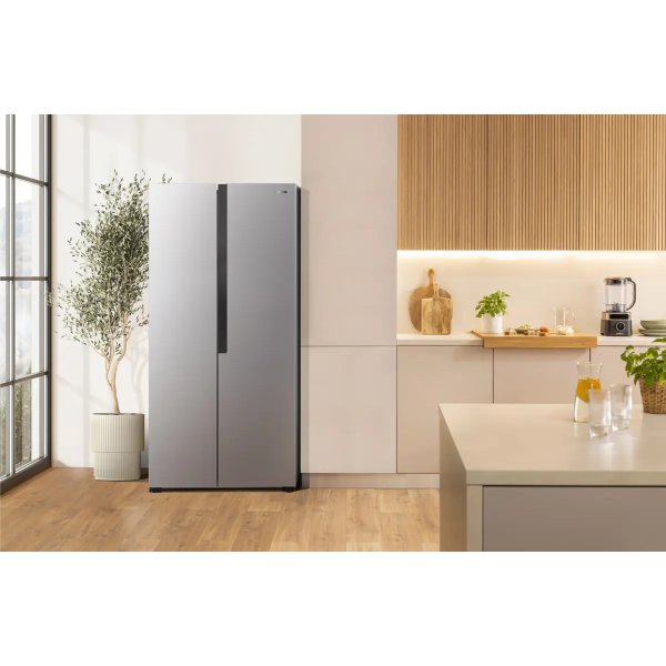 Gorenje NRS8182KX americká Side-by-Side lednice, 441 l, InoxLook