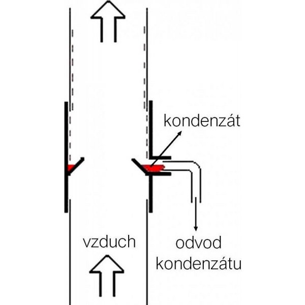 Kondenzační jímka KVK 150 mm