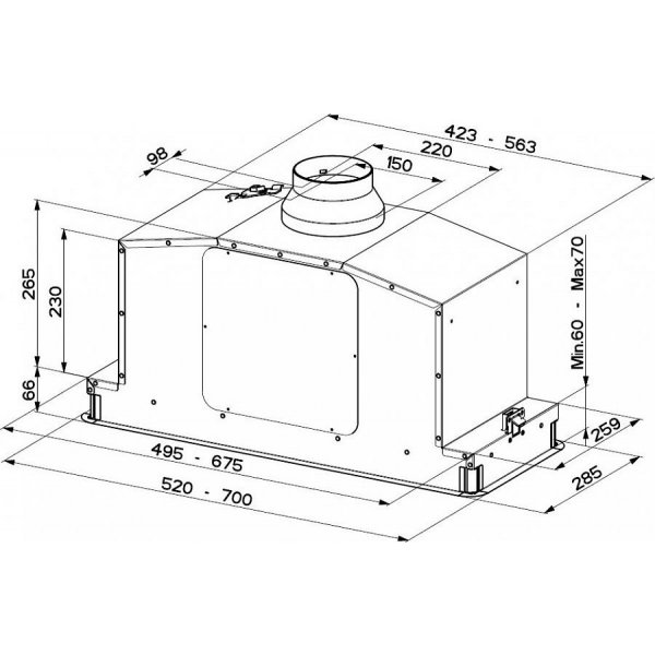 IN-LIGHT EV8 BK MATT KL A70