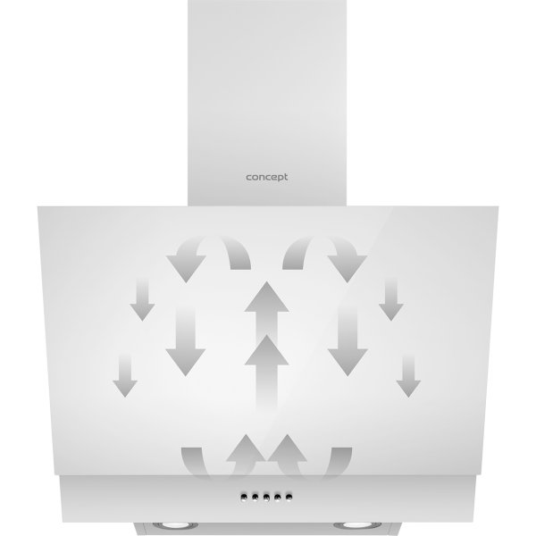 Komínová digestoř OPK5160wh WHITE
