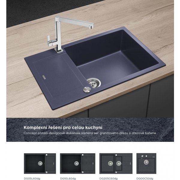 Dřezová baterie BDC5327 chrom
