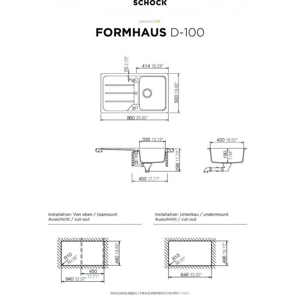 SCHOCK FORMHAUS D-100 Nero