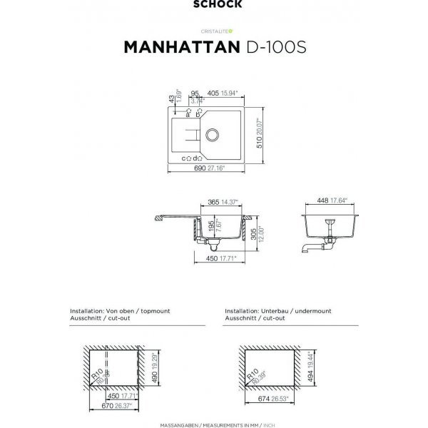 SCHOCK MANHATTAN D-100S Nero