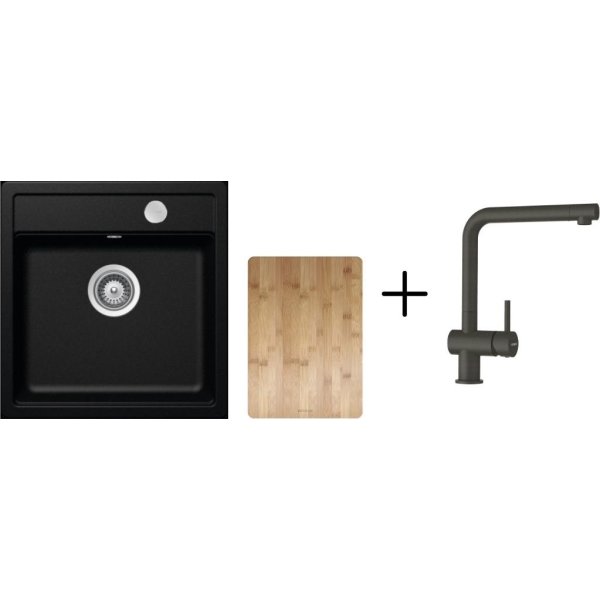 SET 10-1 Dřez SCHOCK MONO N-100S + baterie Epos barevná 540027
