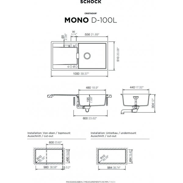 SCHOCK MONO D-100L Magnolia