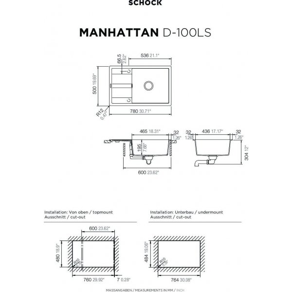 SCHOCK MANHATTAN D-100LS Nero