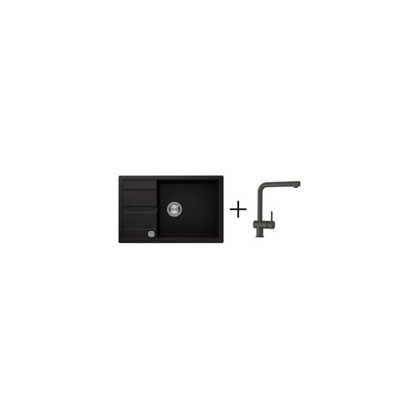 SET 22-3 Dřez SCHOCK MANHATTAN D-100LS + baterie EPOS barevná 540000