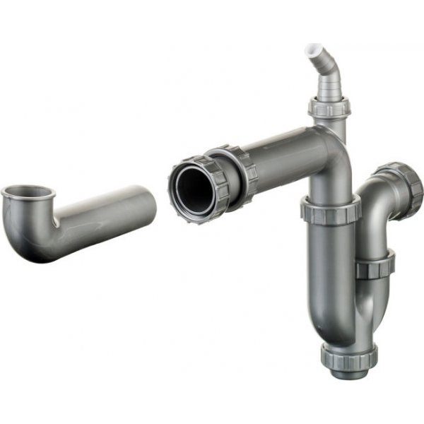 NEREZOVÝ DŘEZ CARESSI POWERPLUG CAPP40R10GM nerez antracitový povrch