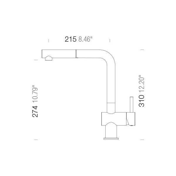 Kuchyňská baterie SCHOCK EPOS BRONZE 540127 celobarevná