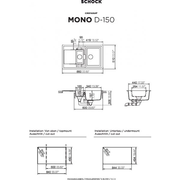 SCHOCK MONO D-150 Dusk Green Line