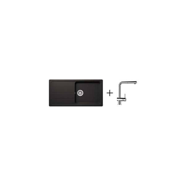 SET 26-9 Dřez SCHOCK FORMHAUS D-100L + baterie EPOS Chrom 540120