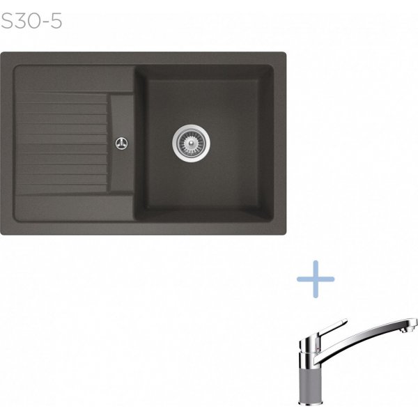 SET 30-5 Dřez SCHOCK LIMA D-100S + baterie SC-90 barevná 598000