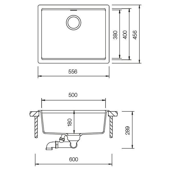 SET 32-11 Dřez SCHOCK Kiruna N-100L Green Line+ baterie Keto Puro 518027