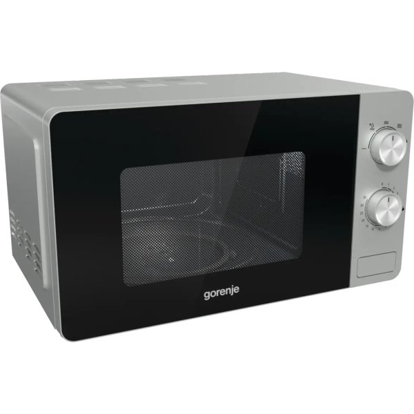 Gorenje MO20E1S Mikrovlnná trouba, stříbrná, 20 l, 800 W