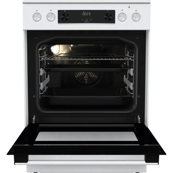Gorenje GECS6C70WPA, elektrický sporák se sklokeramickou deskou, bílý