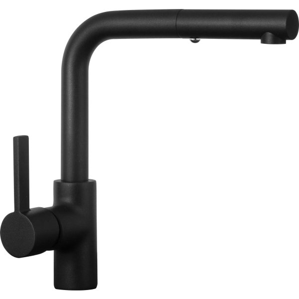Sinks ENIGMA S - černá matná hladká - SFTENSGRBL