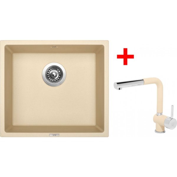 Sinks FRAME 457 Sahara + Mix 3 P GR - G8050