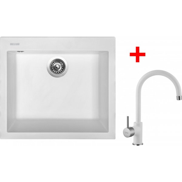 Sinks CUBE 560 Milk + Vitalia GR - G9528