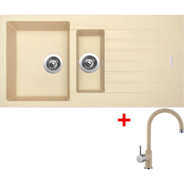 Sinks PERFECTO 1000.1 Sahara + Vitalia GR - G16350