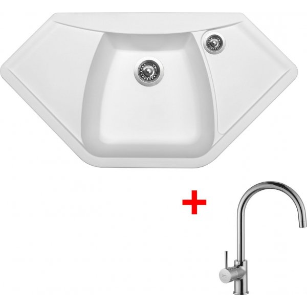 Sinks NAIKY 980 Milk + Vitalia - G17428