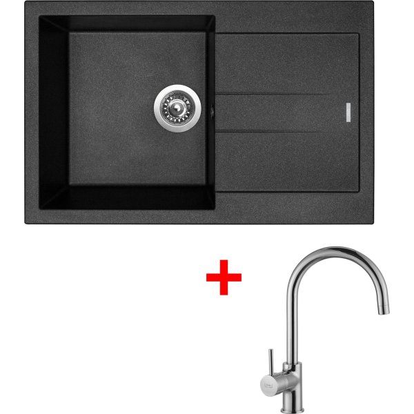 Sinks AMANDA 780 Metalblack + Vitalia - G13074