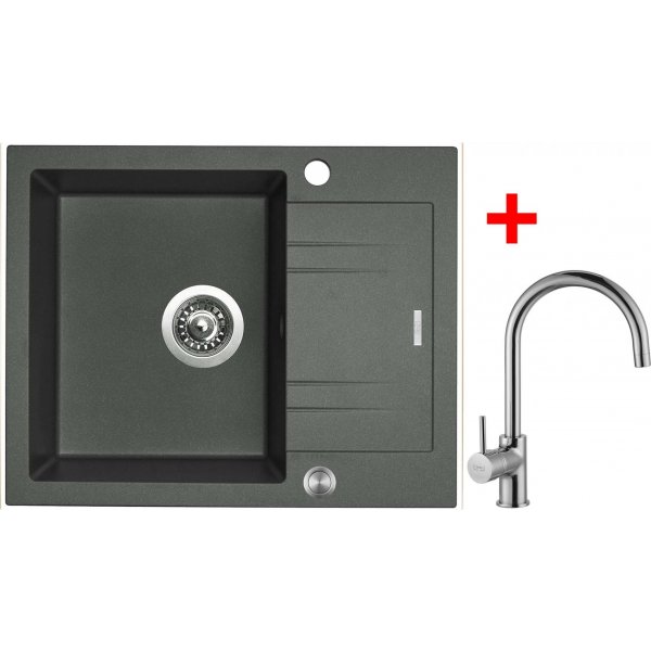 Sinks LINEA 600 XC Titanium + Vitalia - G1472XC