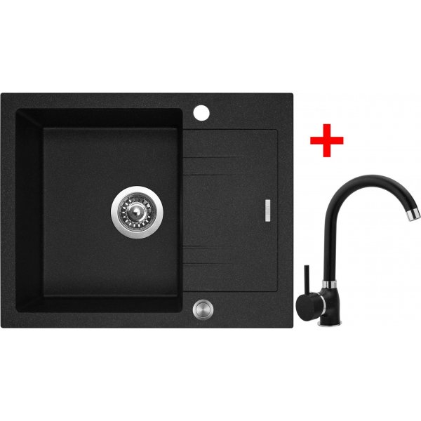 Sinks LINEA 600 XC Granblack + Polo GR - G1330XC