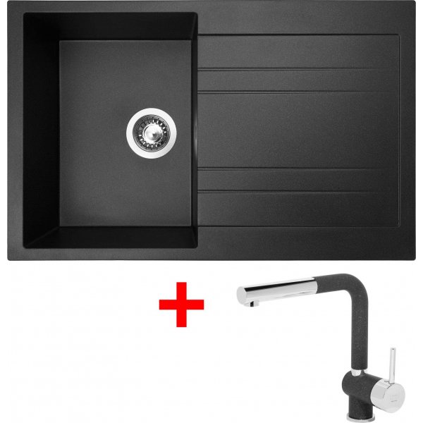 Sinks GRANDE 800 Granblack + Mix 3 P GR - G7230