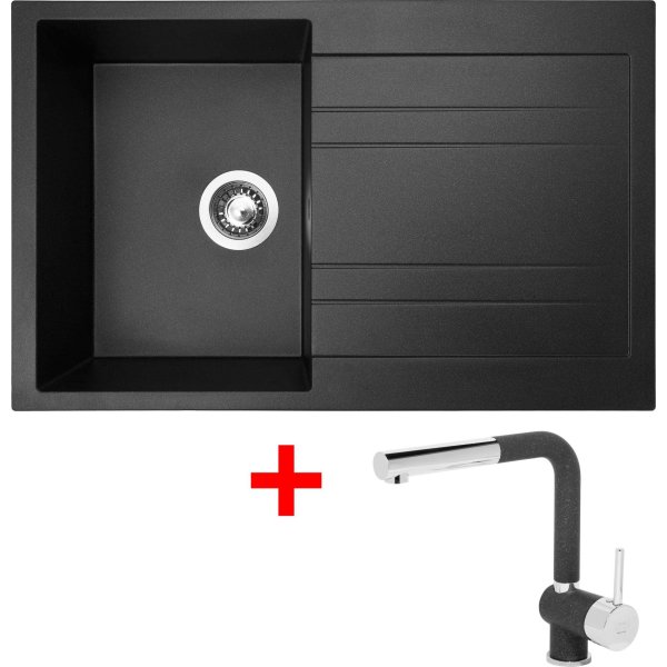 Sinks GRANDE 800 Granblack + Mix 3 P GR - G7230