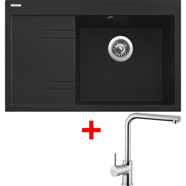 Sinks RIM 780 P Metalblack + Elka - G6274