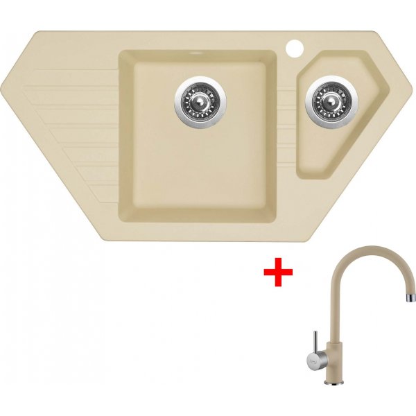 Sinks BRAVO 850.1 Sahara + Vitalia GR - G7550