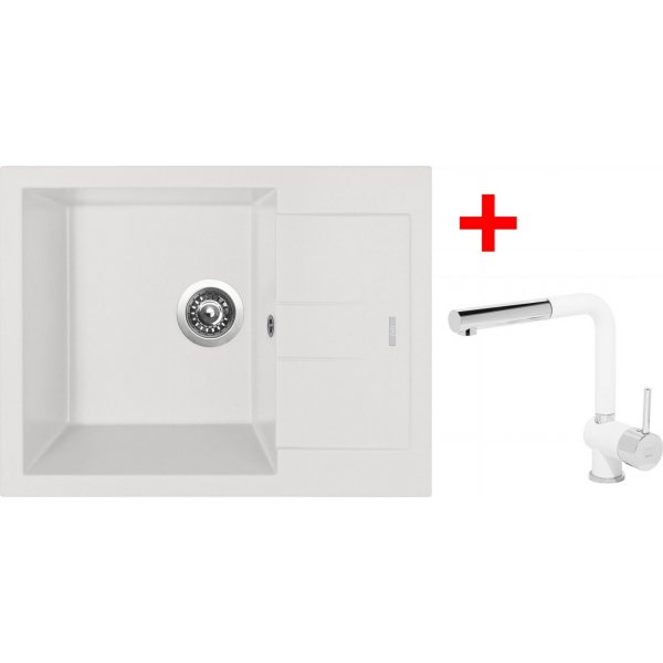 Sinks AMANDA 650 Milk + Mix 3 P GR - G11628