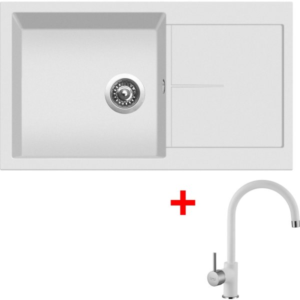 Sinks INFINITY 860 Milk + Vitalia GR - G14728
