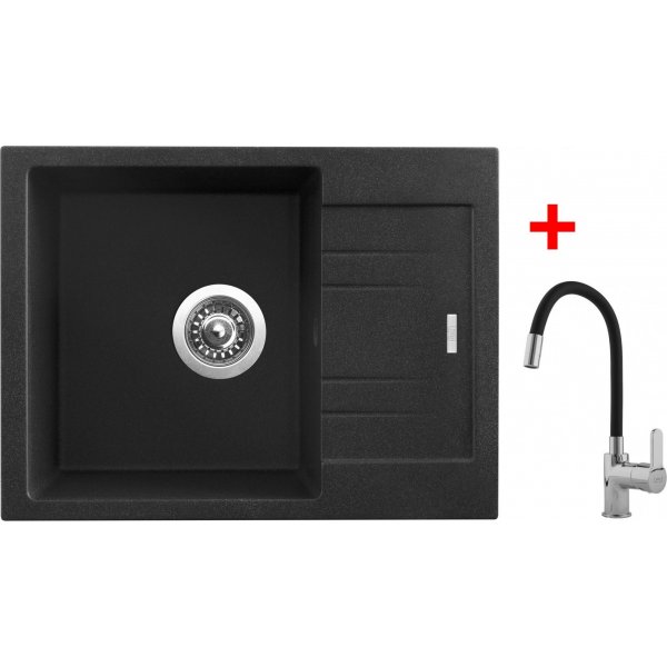 Sinks RAPID 580 Granblack + Flexia - G1030