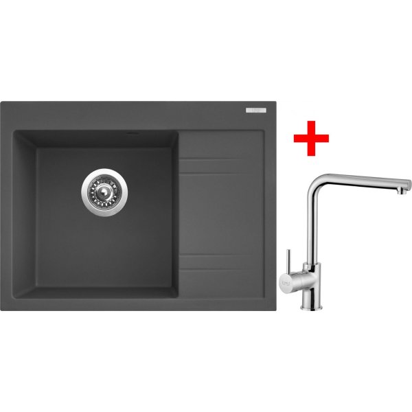 Sinks RIM 650 L Titanium + Elka - G2672