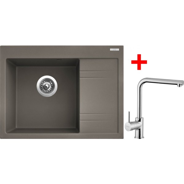 Sinks RIM 650 L Truffle + Elka - G2654
