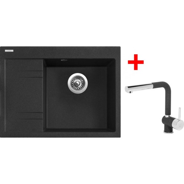 Sinks RIM 650 P Granblack + Mix 3 P GR - G3630